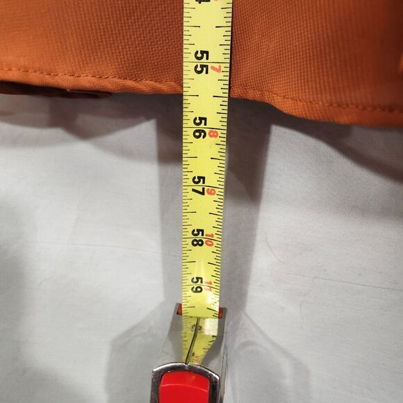 Lavetir Formal Dress Size 8 Long Prom Bridesmaid Burnt Orange Lace Up Tie Waist - Picture 5 of 9